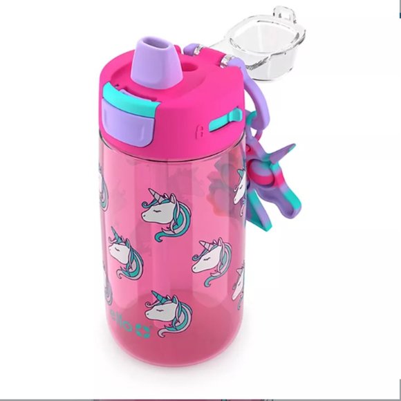 Ello Colby Pop! 14oz Tritan Kids Water Bottle with Fidget Toy, 3-Pack - Picture 2 of 4